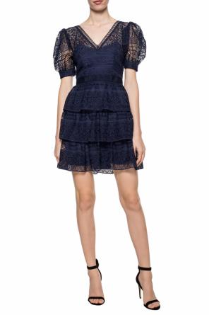 Lace-trimmed dress, zdjęcie 2 Lace-trimmed dress od Self Portrait